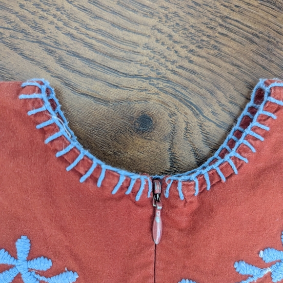 Apolina Jane Dress Size 6-12 Months Embroidered - Picture 5 of 7